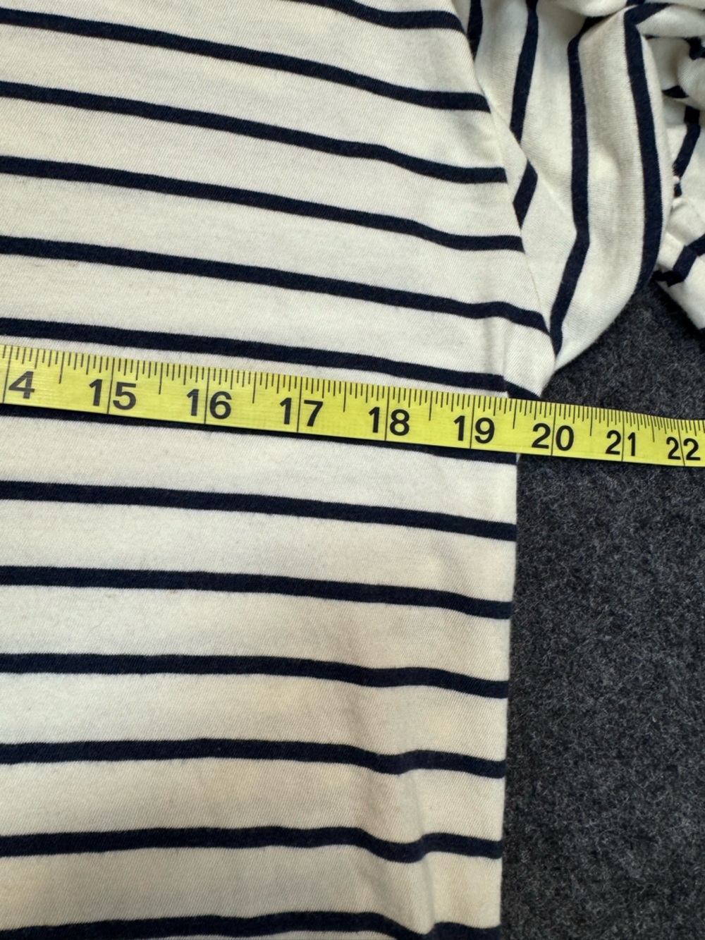 Nili Lotan Arlette Hemp Organic Cotton Striped Long Sleeve Top - Picture 10 of 11